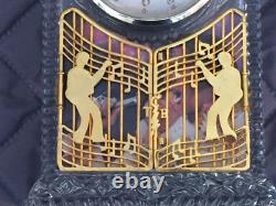 Extremely Rare Elvis Glass Clock'a Legend In Time' Bradford Ex Boxed & New