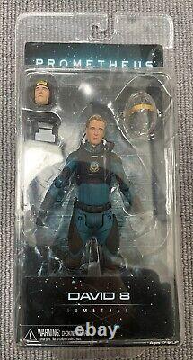 FIGURE DAVID 8 PROMETHEUS NECA AUTHENTIQUE RARE NOUVEAU SCELLÉ DANS LA BOÎTE Aliens