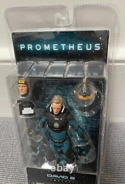 FIGURE DAVID 8 PROMETHEUS NECA AUTHENTIQUE RARE NOUVEAU SCELLÉ DANS LA BOÎTE Aliens