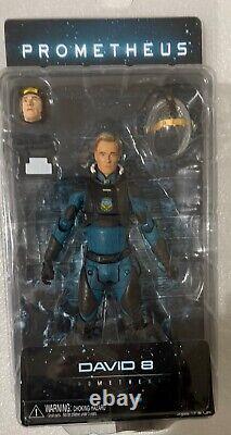 FIGURE RARE NECA PROMETHEUS DAVID 8 AUTHENTIQUE NEUVE SCELLÉE DANS LA BOÎTE Aliens