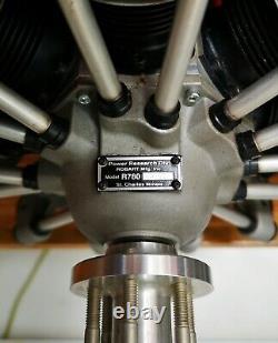 Fabulous Rare Robart R780 7 Modèle Radial Cylindre Moteur D'aéronef À La Case