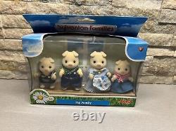 Famille Cochon Grunt de Sylvanian Families Rare Flair Calico Critters Nouvelle Boîte Retraitée