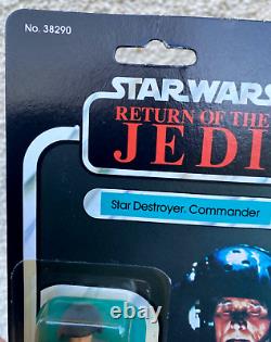 Figurine RARE VINTAGE Star Wars Death Squad STAR DESTROYER COMMANDER ROTJ MOC CARD