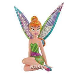 Figurine assise Tinkerbell Rare Walt Disney Britto 4044120 toute neuve dans sa boîte