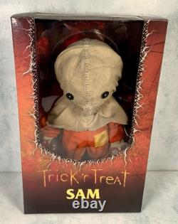 Figurine d'action Mega Scale Horror Sam de Mezco Trick'R Treat 15 pouces Rare