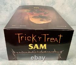 Figurine d'action Mega Scale Horror Sam de Mezco Trick'R Treat 15 pouces Rare
