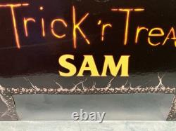 Figurine d'action Mega Scale Horror Sam de Mezco Trick'R Treat 15 pouces Rare