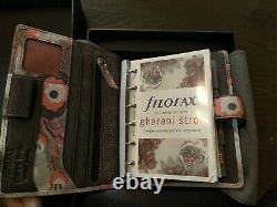 Filofax Gharani Strok Edition Limitée Pocket En Cuir Nouveau Cadeau Encadré Ultra Rare