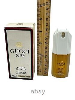 GUCCI N° 3 30ML Vaporisateur EDT Vintage Parfum Rare (NEUF DANS SA BOÎTE)