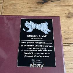 Ghost Prequelle Exalted Red Scandinavian Exclusive Ltd Boîte En Vinyle Set Lp Rare