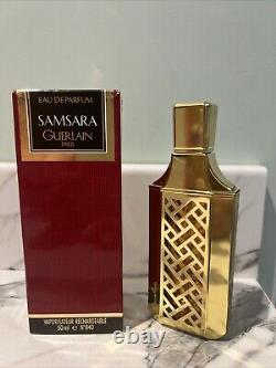 Guerlain Samsara EDP 50 ml Flacon Rare en Or Limitée Complet dans sa Boîte Nouveau