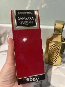 Guerlain Samsara EDP 50 ml Flacon Rare en Or Limitée Complet dans sa Boîte Nouveau