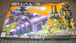 Halo Mega Bloks Covenant Wraith 97014 Scellé Rare Neuf Dans La Boîte Menthe Avec 637 Pièces