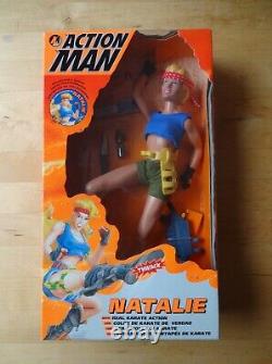 Hasbro Action Man 1996 Natalie Femme Poole Figure Euro Version, Mib Ultra Rare