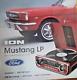 Ion Ford Mustang Lp 4-en-1 Platine Tourne-disque Usb Système De Divertissement Rare Neuf Dans La Boîte