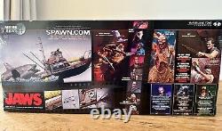 JAWS McFarlane Toys Diorama Ensemble de boîtes de luxe Rare Retro Neuf Non ouvert 2001