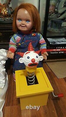 Jack In The Box Prop Pour Chucky Good Guy Doll Child’s Play 2 Movie Rare & Real