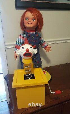 Jack In The Box Prop Pour Chucky Good Guy Doll Child’s Play 2 Movie Rare & Real