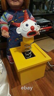 Jack In The Box Prop Pour Chucky Good Guy Doll Child’s Play 2 Movie Rare & Real