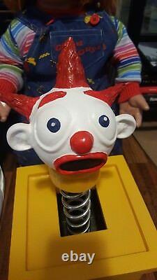 Jack In The Box Prop Pour Chucky Good Guy Doll Child’s Play 2 Movie Rare & Real