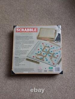 Jeu de scrabble en boîte en bois rare 'édition nostalgie' neuf et non ouvert