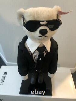 Karl Lagerfeld Steiff Bear Uk 2009 No 01333 Rare With Box & Papers