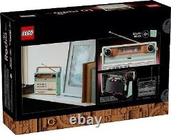 LEGO 10334 RADIO RÉTRO RARE EXCLUSIF Icônes nouvelles et scellées LIVRAISON GRATUITE