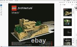 LEGO Architecture Fallingwater (21005) 100 % Nouvelles Pièces Retirées et Rares