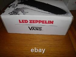 Led Zeppelin Vans Sk8 Hi Size Uk 9 Très Rare New Boxed With Tags
