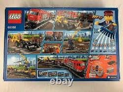 Lego 60098 City Heavy-haul Cargo Train Nouveau Dans Sealed Box Nisb Rare Retired