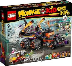 Lego 80011 Monkie Kid Red Son's Inferno Truck Rare, Neuf, Scellé En Usine