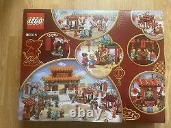 Lego 80105 Chinese New Year Temple Fair (nouveau Et Scellé) Rare Ensemble Retraité