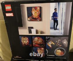 Lego Art Marvel Studios Iron Man 31199 Nouveau Rare Expédition Rapide