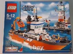 Lego City 7739 Patrouille De Garde-côtes Bateau Et Tour Retire Rare