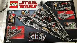 Lego Star Wars Premier Ordre Star Detroyer Set (75190) Rare Et Difficile À Trouver Maintenant