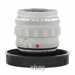 Leica Leitz 50mm F1.2 Noctilux-m Asph Argent + Boîte Extrêmement Rare 11702 #3210