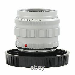 Leica Leitz 50mm F1.2 Noctilux-m Asph Argent + Boîte Extrêmement Rare 11702 #3210