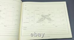 Livre de registre de gardien de jeu en cuir Aspinal of London Rare, neuf et en boîte