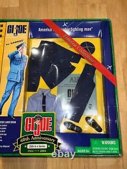 MINT RARE Vintage GI Joe Édition Limitée 1/1000 40e Golden Rod & Dress Pilot Coffret 25