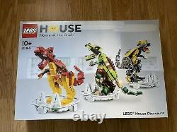 Maison Lego 40366 Dinosaures (nouveaux Et Scellés) Rare Ensemble Retraité