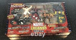 Marvel Legends Sinister Six Box Set Spider-man Doc Ock Venom Misb Rare