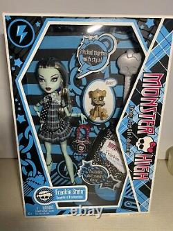 Monster High Frankie Stein Nouveau Dans Box-first Wave 2009-rare