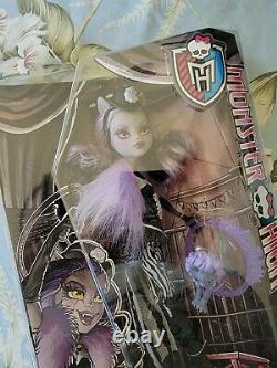 Monster High Freak Du Chic Clawdeen Wolf Doll Nouveauté En Boîte Rare Et Retraitée