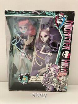 Monster High Ghoul Chat Exclusive Catrine Demew & Rochelle Goyle Bnib Rare
