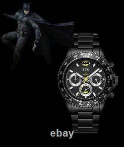 Montre Chronographe DC BATMAN Rare Édition Limitée Neuve Dans Sa Boîte Parfaite Éblouissante