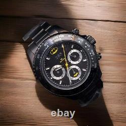 Montre Chronographe DC BATMAN Rare Édition Limitée Neuve Dans Sa Boîte Parfaite Éblouissante