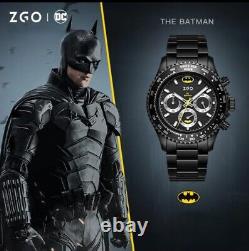 Montre Chronographe DC BATMAN Rare Édition Limitée Neuve Dans Sa Boîte Parfaite Éblouissante