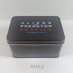 Montre numérique LED promotionnelle Alien Vs Predator Requiem RARE dans sa boîte, neuve