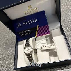 Montre pour dames Westar Swiss Made rare, neuve dans sa boîte avec papiers