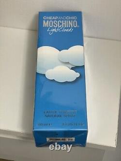 Moschino Cheap and Chic Light Clouds EDT pour femmes 100ml Très RARE Nouveau Boîte SCELLÉE